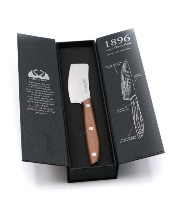 Due Cigni Mini Accetta 8cm Noce-coltellipersonalizzati.com