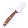 Due Cigni Mini Cleaver 8cm Walnut Wood-custom-knives