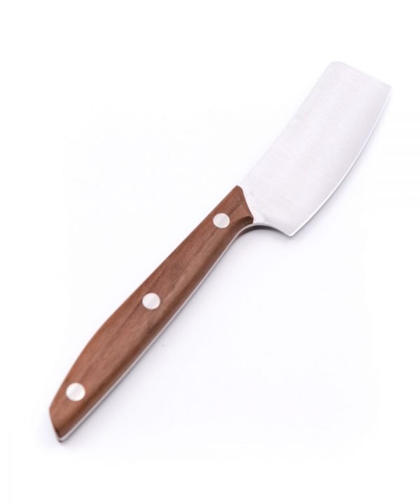 Due Cigni Mini Cleaver 8cm Walnut Wood-custom-knives