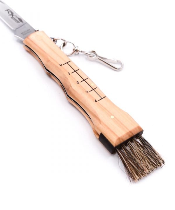 Fox Classic Mushroom Knife w/ Curved Blade Olive Wood-custom-knives