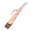 Fox Classic Mushroom Knife w/ Curved Blade Olive Wood-custom-knives