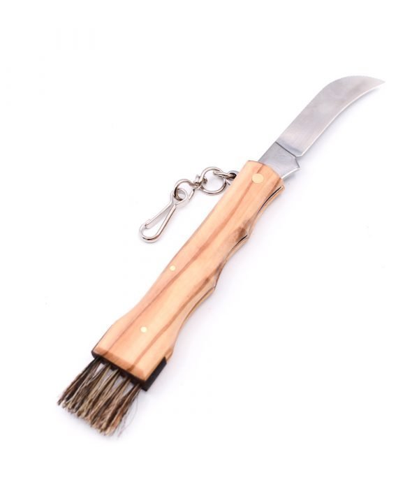 Fox Classic Mushroom Knife w/ Curved Blade Olive Wood-custom-knives