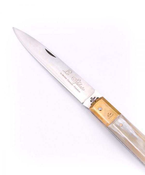 M.F. Sfilato Brass Scale 30cm-custom-knives