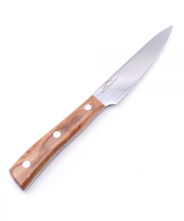 Maglio Nero Iside Straight Paring Knife 11cm Olive Wood