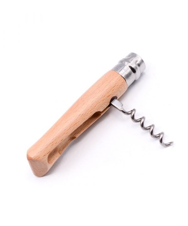 Opinel N.10 w/ Stainless Steel Corkscrew-custom-knives