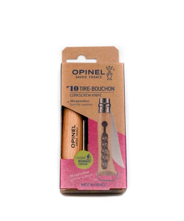 Opinel n.10 con Cavatappi- coltellipersonalizzati.com