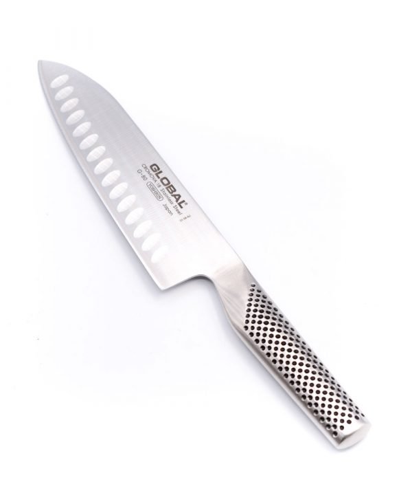Global G-80 Santoku Alveolato 18cm-coltellipersonalizzati.com