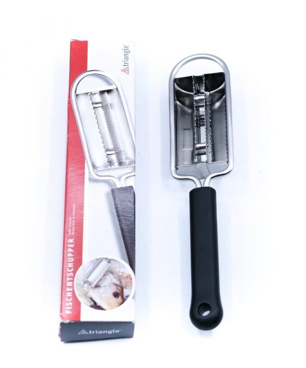 Squamatore Pesce Professionale In Acciaio Inox - 2 Pezzi, Con Lame Seghettate, Per Pulire Pesce Velocemente