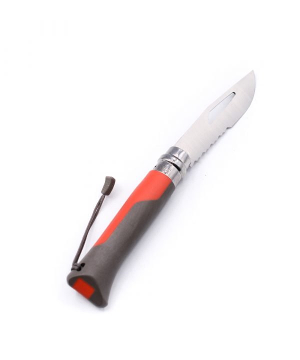 Opinel Sport Red N°8 con Fischietto-coltellipersonalizzati.com