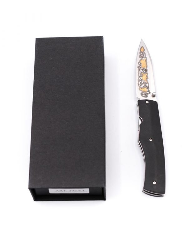 Maserin 392 KT Gold 24Kt-custom-knives