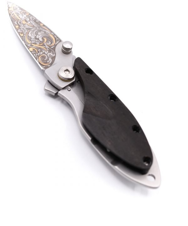 Maserin 550 KT Gold 24Kt-custom-knives