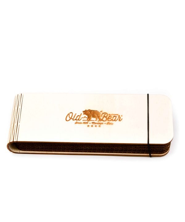 Old Bear Damasco Black Laminato M Scatola-coltellipersonalizzati.com
