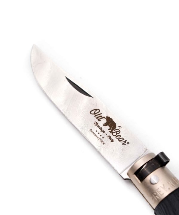 Old Bear Damasco Black Laminato M Scatola-coltellipersonalizzati.com