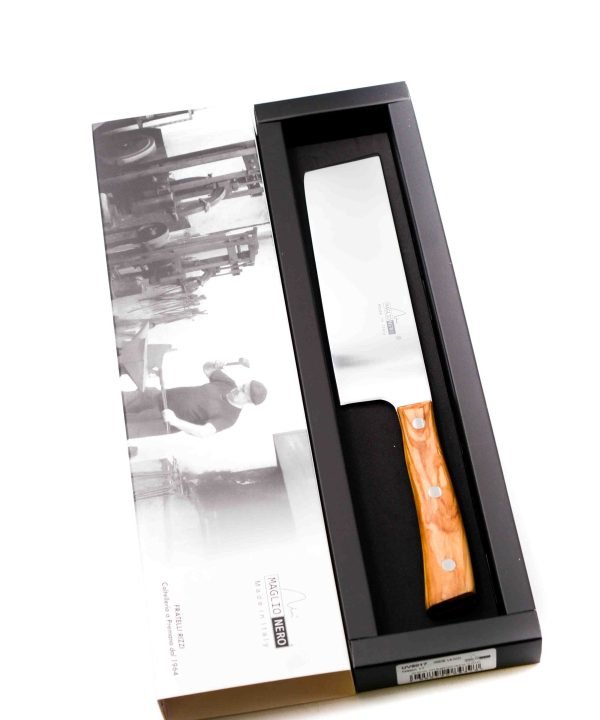 Maglio Nero Iside Nakiri 17cm Ulivo-coltellipersonalizzati.com