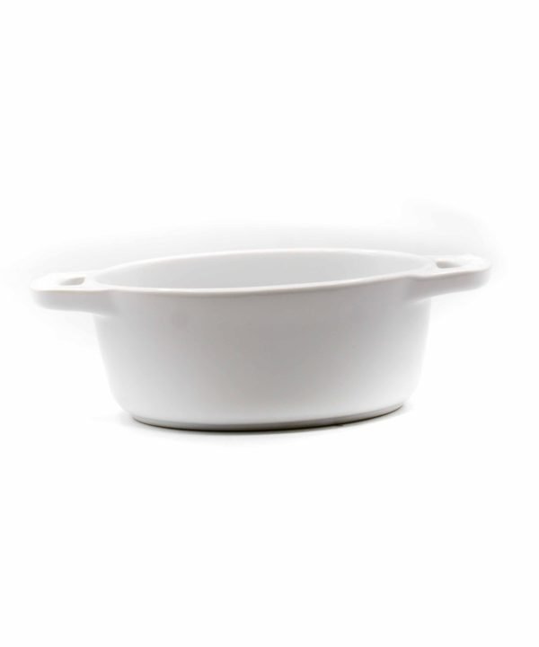 Staub Cocotte Ovale ⌀11cm Bianca-coltellipersonalizzati.com