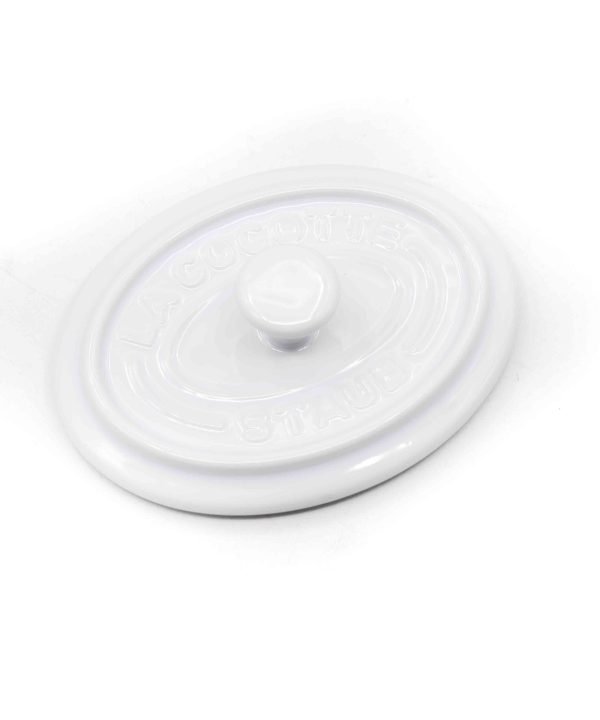Staub Cocotte Ovale ⌀11cm Bianca-coltellipersonalizzati.com