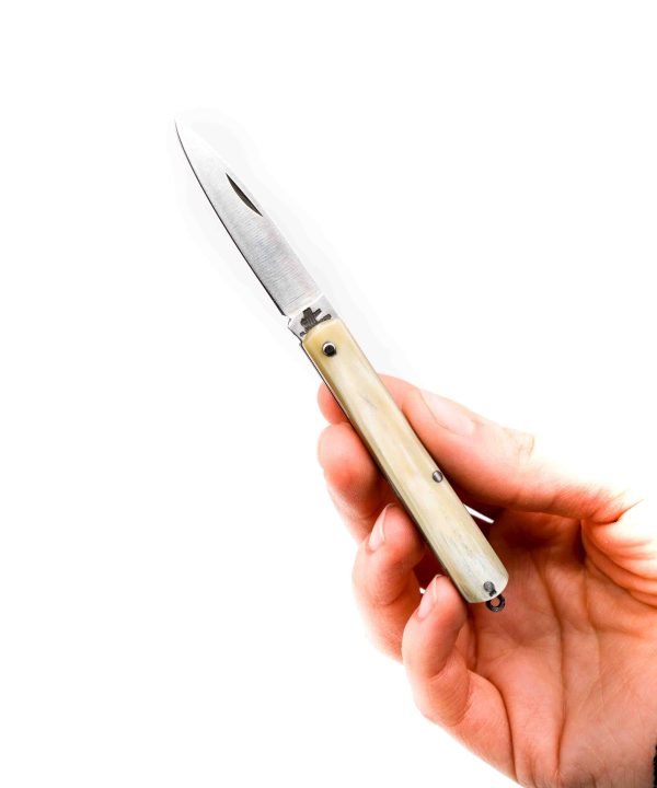 M.F. Sfilato Corno Lucido 12cm-coltellipersonalizzati.com