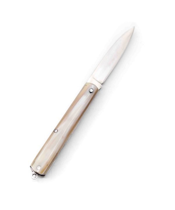M.F. Sfilato Corno Lucido 12cm-coltellipersonalizzati.com