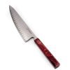 Obika Saten Red Chef 21cm - coltellipersonalizati.com