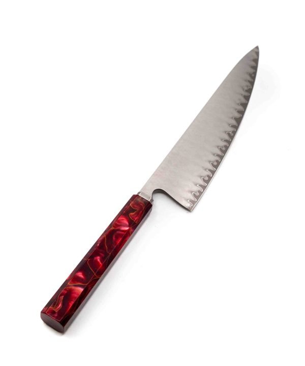 Obika Saten Red Chef 21cm - coltellipersonalizati.com