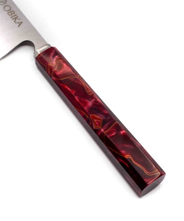 Obika Saten Red Chef 21cm - coltellipersonalizati.com