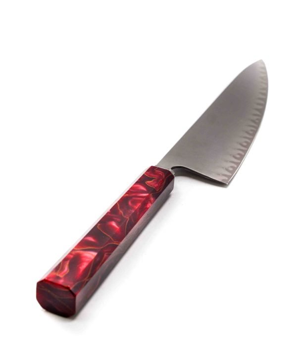 Obika Saten Red Chef 21cm - coltellipersonalizati.com