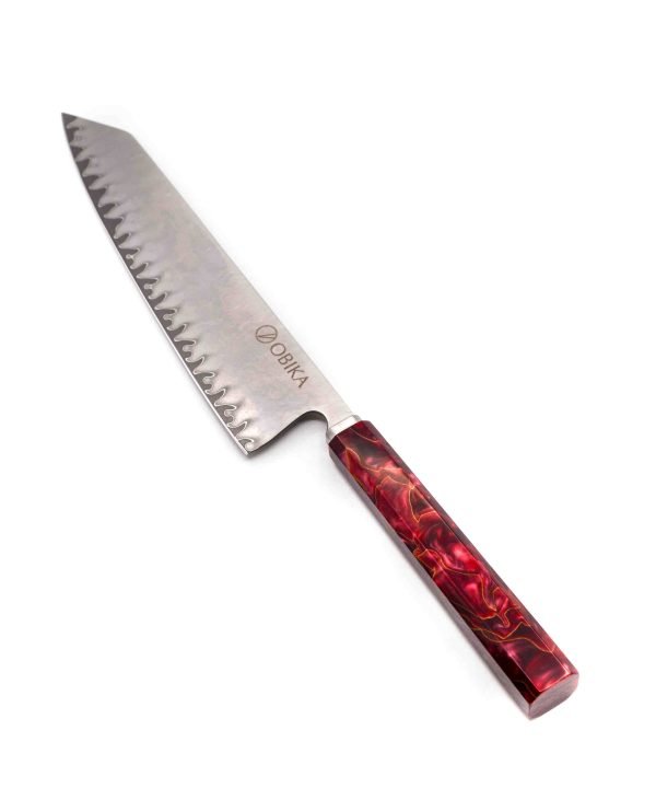 Obika Saten Red Kengata 21cm - coltellipersonalizati.com