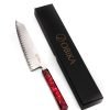 Obika Saten Red Kengata 21cm - knivespersonalizati.com