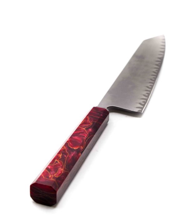 Obika Saten Red Kengata 21cm - coltellipersonalizati.com