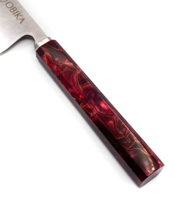 Obika Saten Red Kengata 21cm - coltellipersonalizati.com