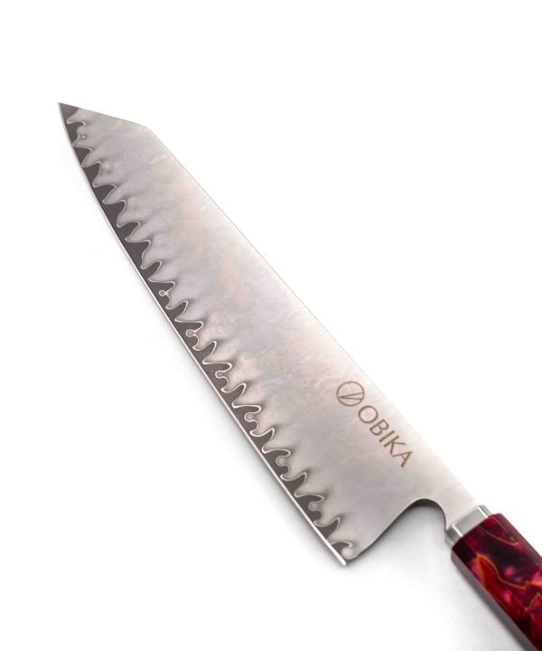 Obika Saten Red Kengata 21cm - coltellipersonalizati.com