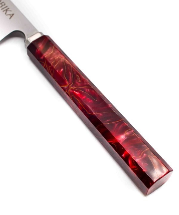 Obika Saten Red Slicer 27cm - coltellipersonalizati.com