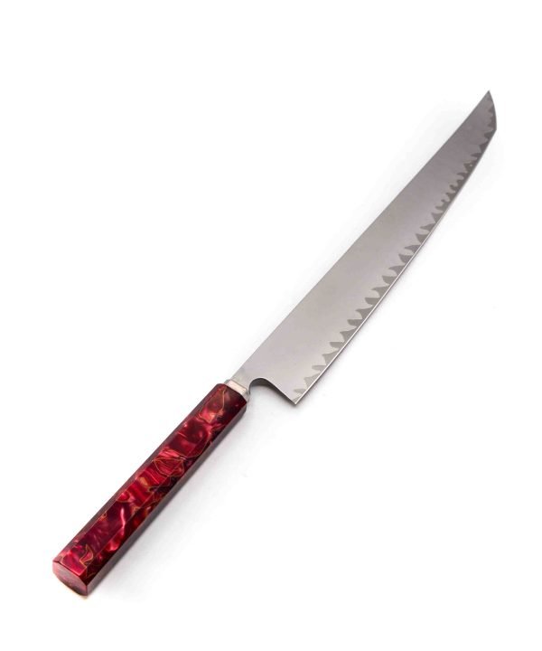 Obika Saten Red Slicer 27cm - coltellipersonalizati.com