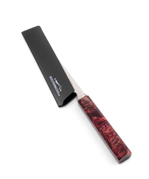 Obika Saten Red Utility 14cm - coltellipersonalizati.com