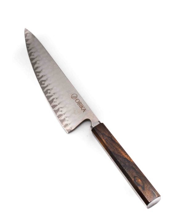 Obika Saten Wood Chef 21cm - coltellipersonalizati.com