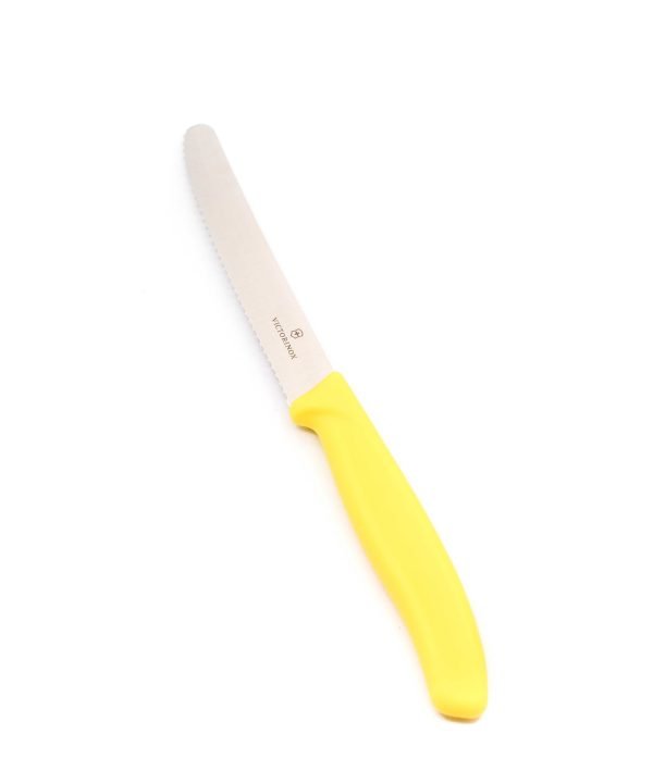 Victrorinox punta tonda Giallo pastello- coltellipersonalizzati.com