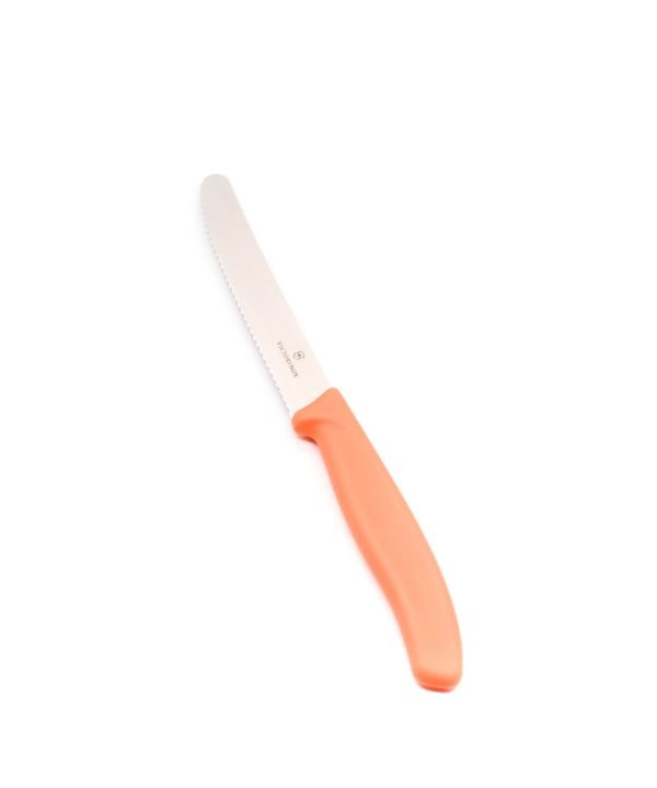 Victrorinox punta tonda arancione pastello- coltellipersonalizzati.com