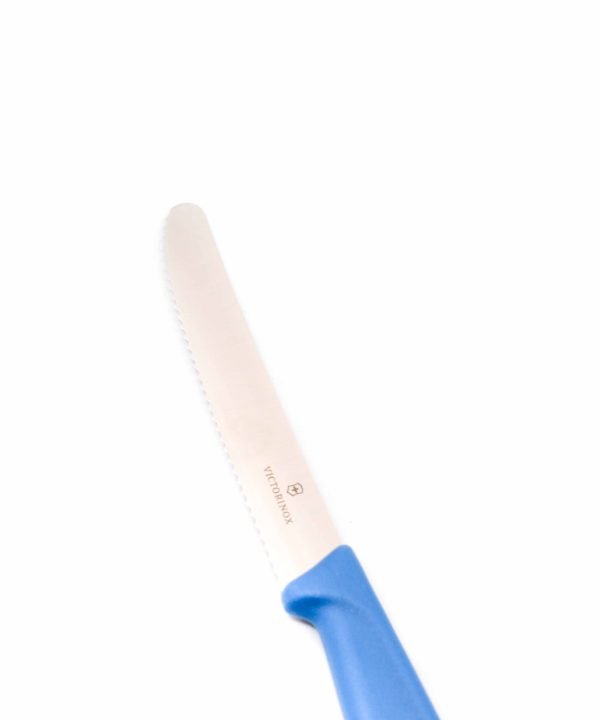 Victorinox da Tavola Dentato Punta Tonda Blu Pastello