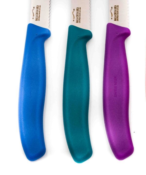 Victorinox Set Colori Pastello da Tavola Dentato Punta Tonda- coltellipersonalizzati.com