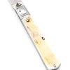 M.F. Sfilato Corno Antico Testina INOX 17cm - coltellipersonalizzati.com