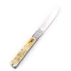 M.F. Sfilato Corno Antico Testina INOX 17cm - coltellipersonalizzati.com