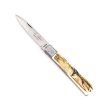 M.F. Fretted Antique Horn Head INOX 19cm - engraveyourknives.com