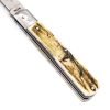 M.F. Sfilato Corno Antico Testina INOX 19cm - coltellipersonalizzati.com