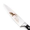 CS Trinciante Forgiato Volpi Innamorate- coltellipersonalizzati.com