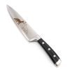 CS Trinciante Forgiato Volpi Innamorate- coltellipersonalizzati.com