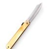 Higonokami Ottone 21cm Tigre Bianca Byakko-coltellipersonalizzati.com
