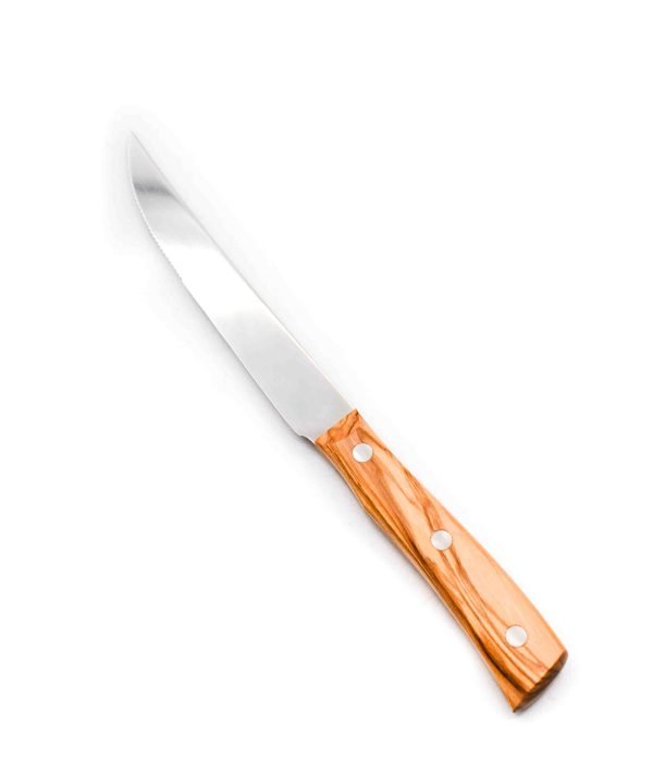 Maglio Nero Set da Bistecca 6pz Semidentato Ulivo