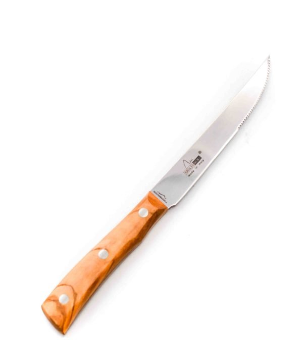 Maglio Nero Set da Bistecca 6pz Semidentato Ulivo