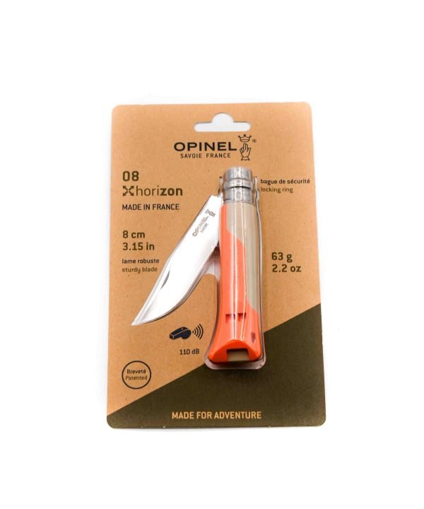 Opinel N8 Horizon Arancione -coltellipersonalizzati.com