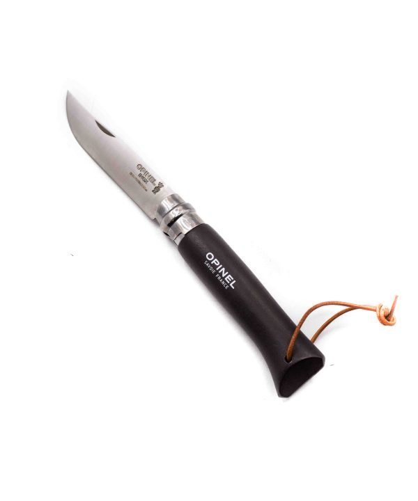 Opinel N8 Nero -coltellipersonalizzati.com